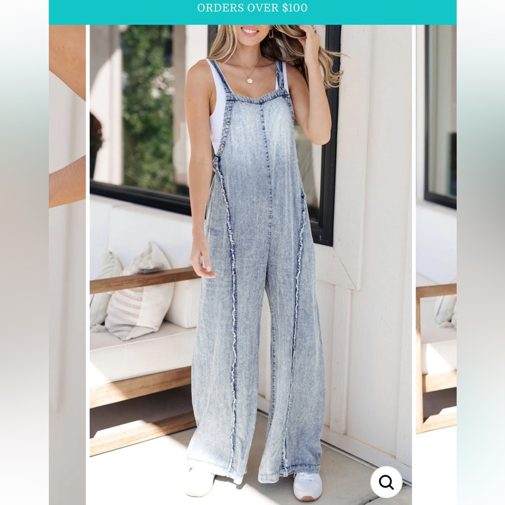 Tencel Jumpsuit - Picture 2 of 15